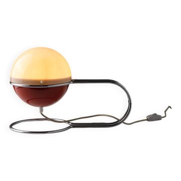 Formland red Space Age table lamp by Sidse Werner & Leif Alring for Fog & Mørup, Denmark, 1970s