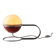 Formland red Space Age table lamp by Sidse Werner & Leif Alring for Fog & Mørup, Denmark, 1970s