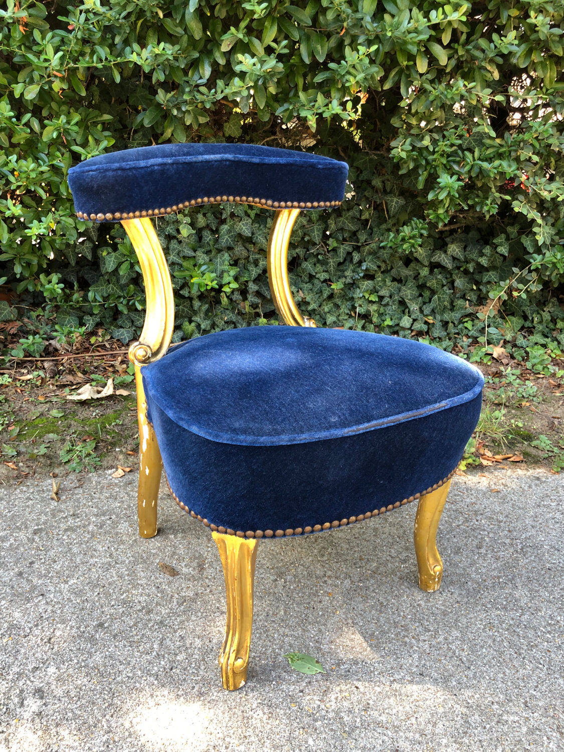 Chaise de fumeur style Louis XV