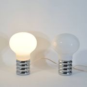 Pair of Bulb lamps by Ingo Maurer, Murano