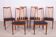 Leather and Teak Dining Chairs by Leslie Dandy for G-Plan, 1960s, Set of 6