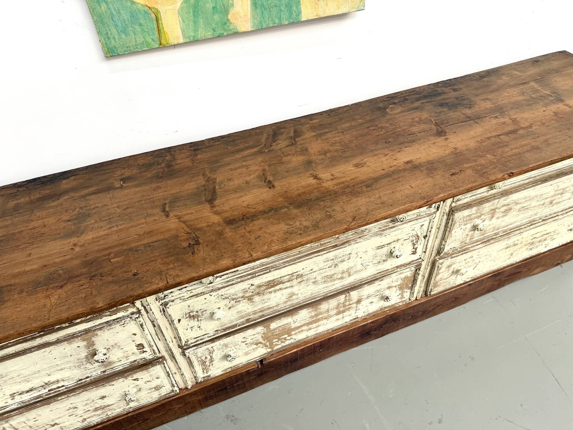 Large antique haberdashery cabinet, circa 1900