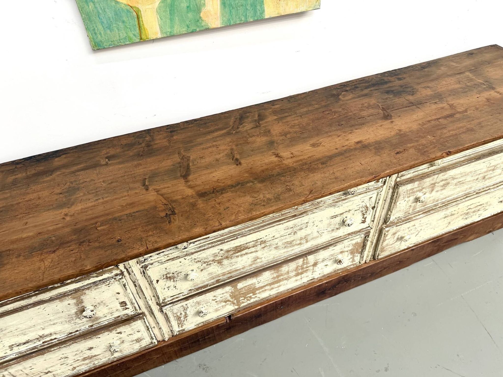 Large antique haberdashery cabinet, circa 1900
