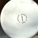 Kettle sheet metal enamel vintage 80s kamenstein decorations rooster