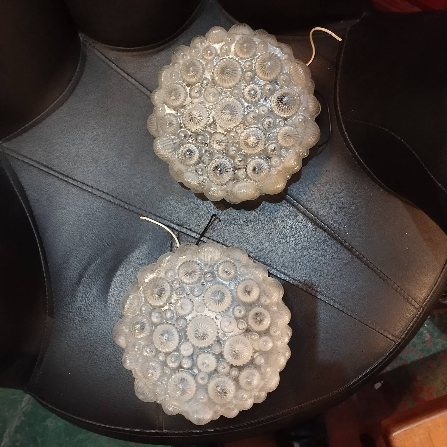 Pair of vintage wall lights