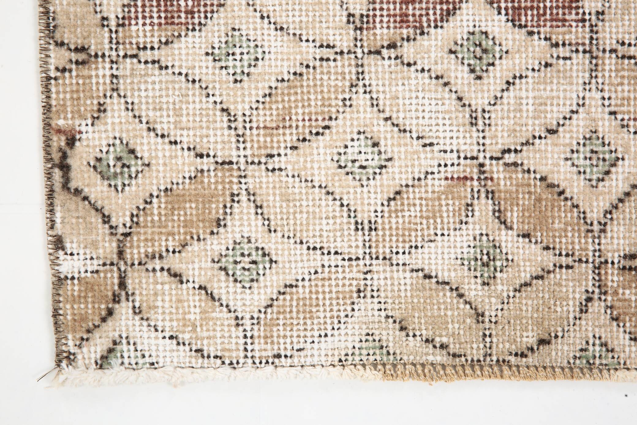 2x9 Soft Pastel Beige Turkish Runner Rug, 54x276Cm FREE SHIPPING