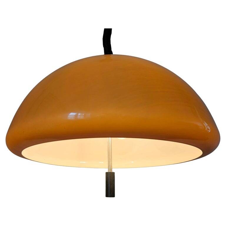Midcentury Rare Pendant Guzzini, Luigi Massoni, Italy, 1970s