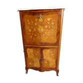 Writing desk in rosewood marble tray