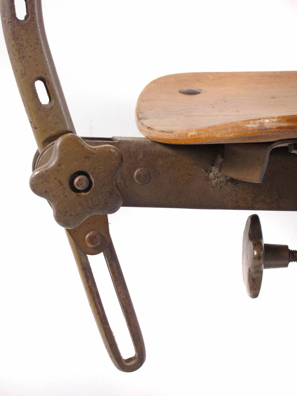 Friso Kramer style plywood atelier drawing table chair