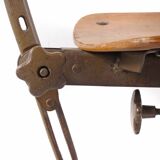 Friso Kramer style plywood atelier drawing table chair