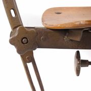 Friso Kramer style plywood atelier drawing table chair