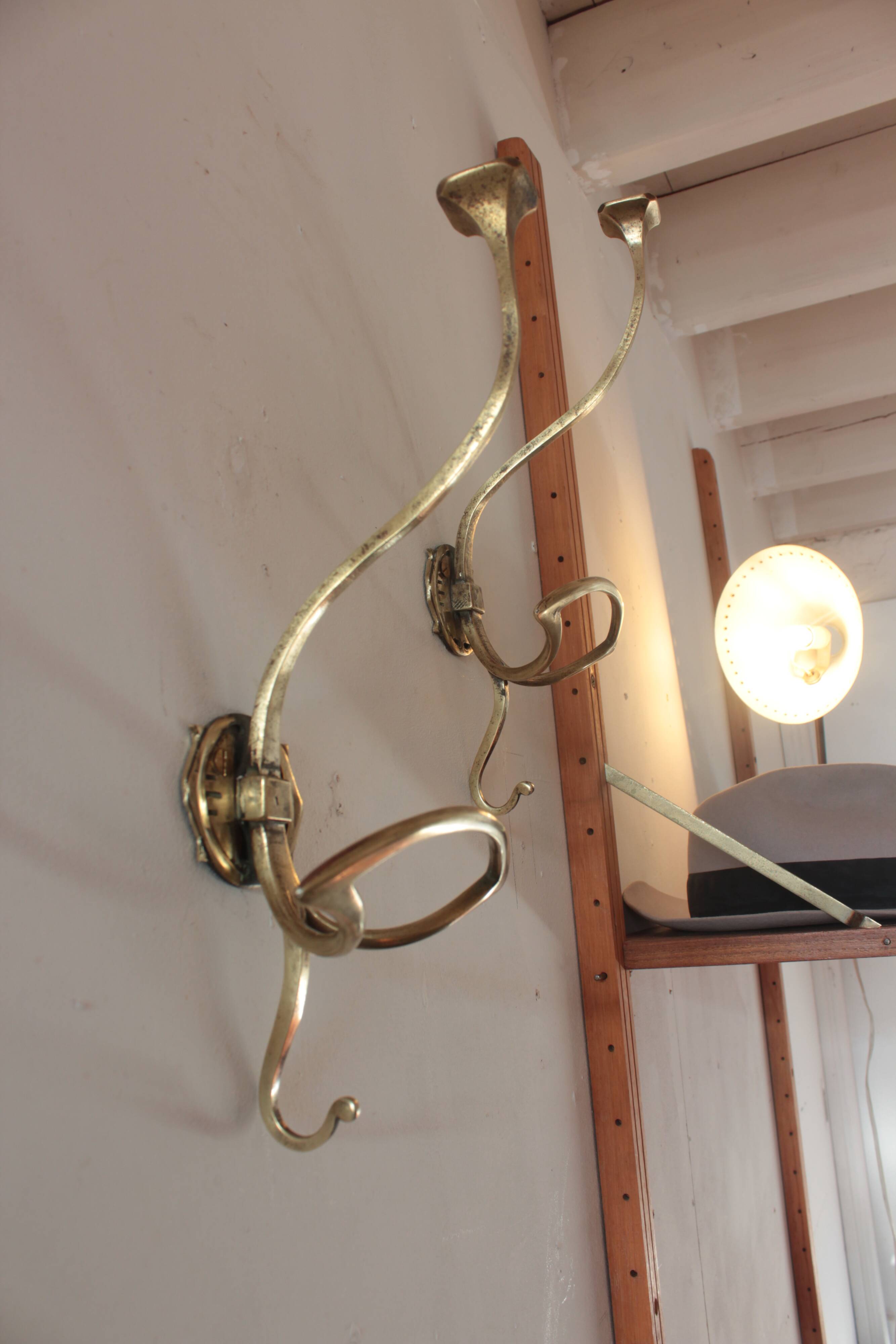 art deco coat rack