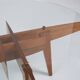 Table basse géométrique par Gio Ponti pour Giordano Chiesa, années 1950.
