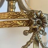 Bronze and polished glass suspension circa 1900