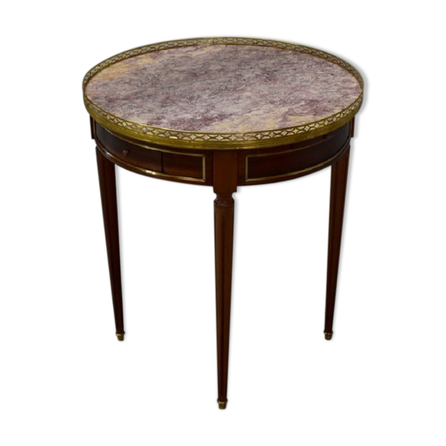 Table Bouillotte in mahogany, Louis XVI style - 20th century