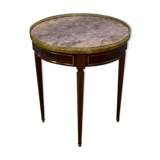 Table bouillotte en acajou, style Louis XVI – début XXe