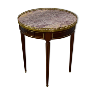 Table Bouillotte in mahogany, Louis XVI style - 20th century