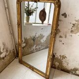 Louis Philippe Flowered Mirror 19th 84x150cm