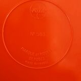 Miroir vintage orange années 70