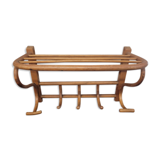 Porte manteau en bois courbé marque deposée Fischel