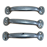 3 large industrial furniture handles - vintage