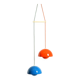 enamelled double shade Flower Pot pendant lamp by Verner Panton for Poulsen
