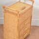 Small rattan chest of drawers