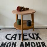 Table basse ronde bout de canapé