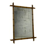 Faux bamboo mirror antique