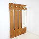Wall coat rack with lighting Czechoslovakia 1960s