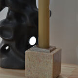 Vintage marble candle holder