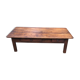 Large oak coffee table