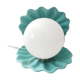 Vintage blue shell ceramic lamp