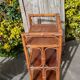 Duo d'étagères en rotin vintage