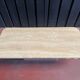 Travertine coffee table