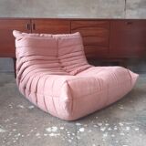 Fireside chair Togo rose by Michel Ducaroy for Ligne Roset