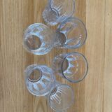 Set of 6 mismatched old glasses