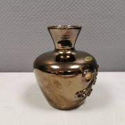 Ceramic vase with metal glaze from Frank ceramics Denmark 1970-80s.
