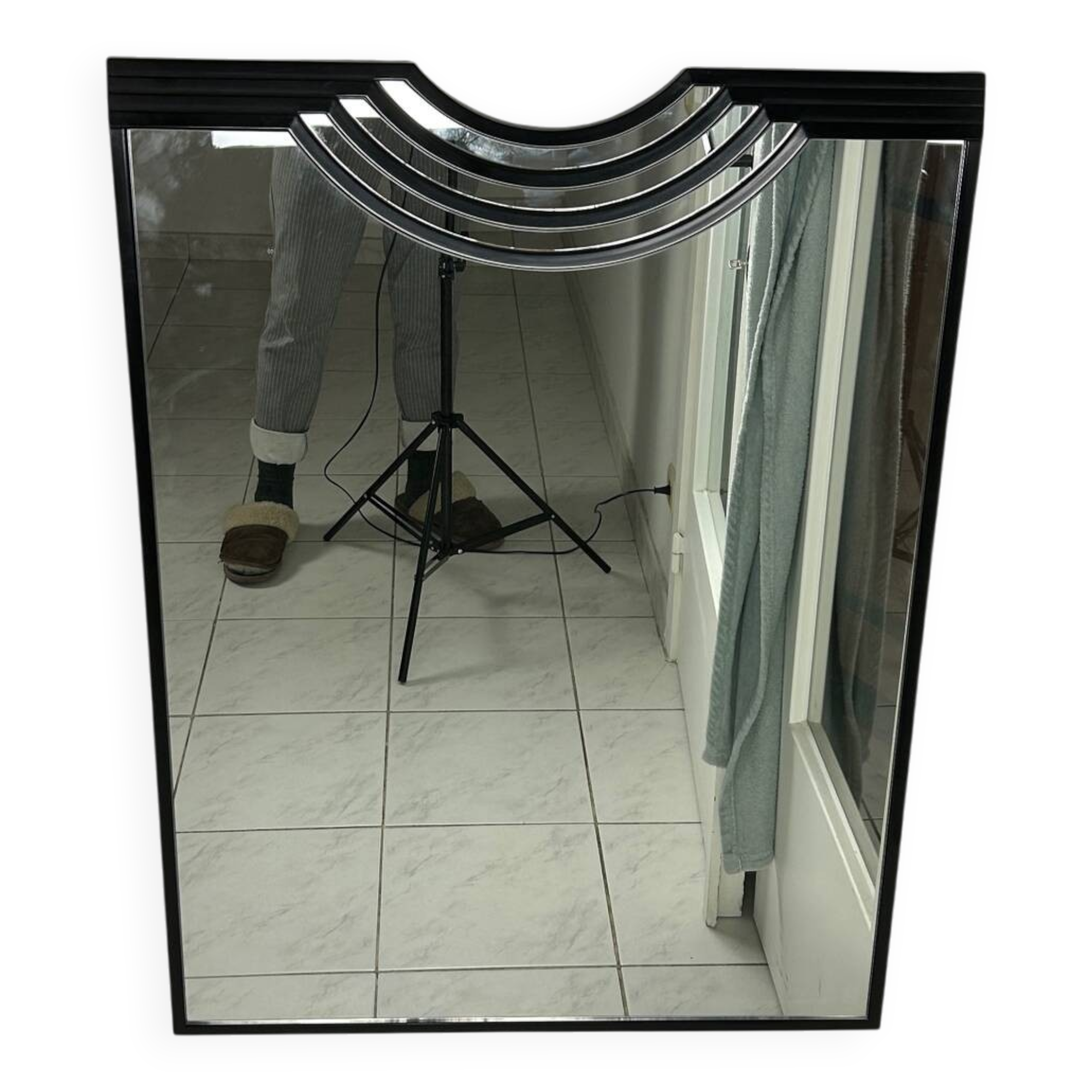 Vintage Deknudt mirror art deco style