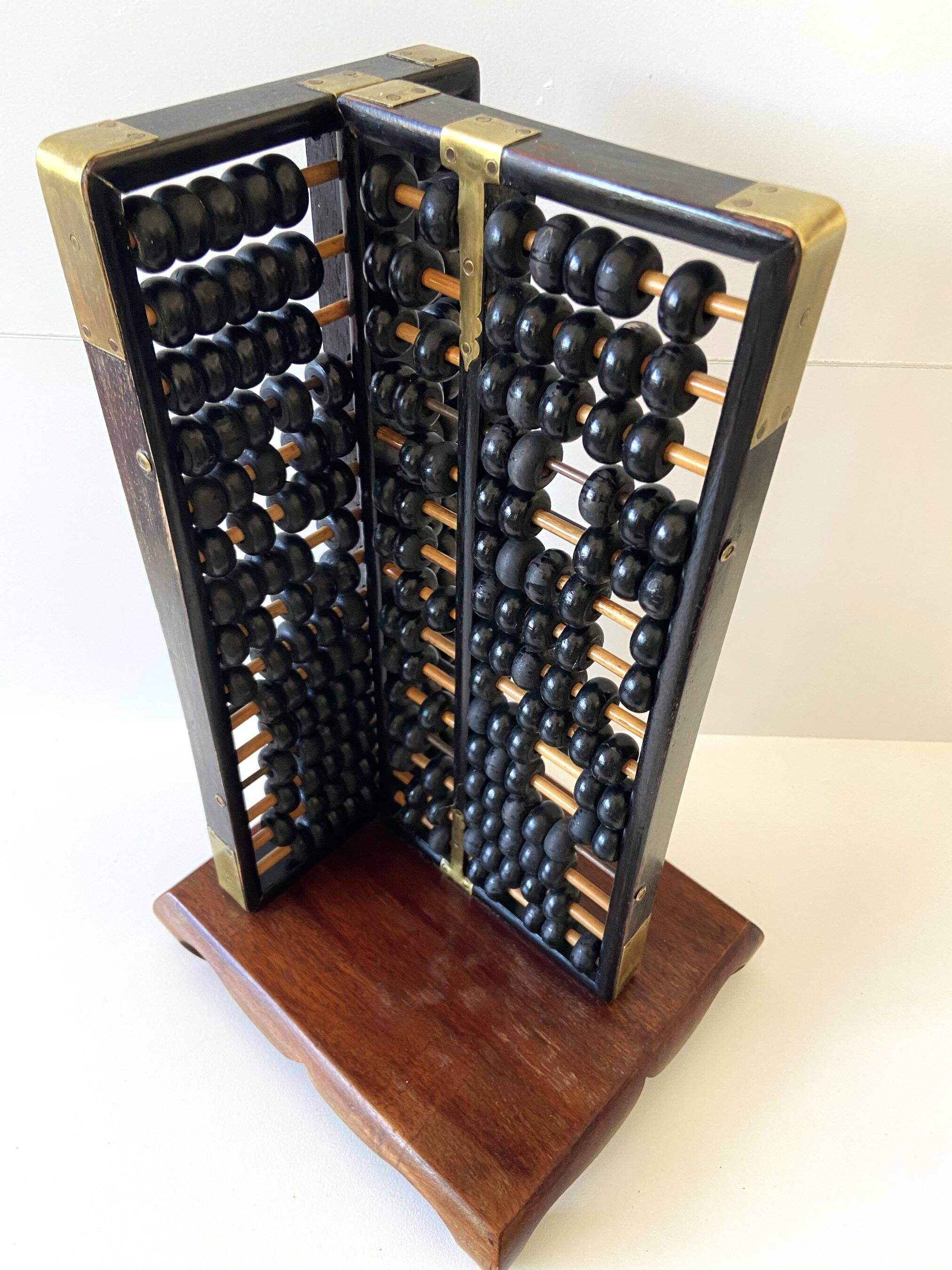 Antique Traditional Chinese Abacus "Suanpan" 1940-1950 Vintage