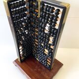 Antique Traditional Chinese Abacus "Suanpan" 1940-1950 Vintage