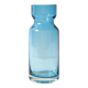 Small Vintage Blue Glass Vase / Mid-century Stylish Vase / Sweden / 1980s