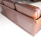 Paire de canapés cuir Roche Bobois