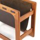 Salin mobler magazine holder - danish design teak