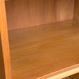 Armoire rotin et pieds compas 1960