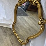 Gilded wooden mirror