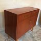 Sideboard vintage storage cabinet walnut veneer bond