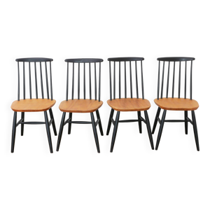 4 chaises vintage, restaurées