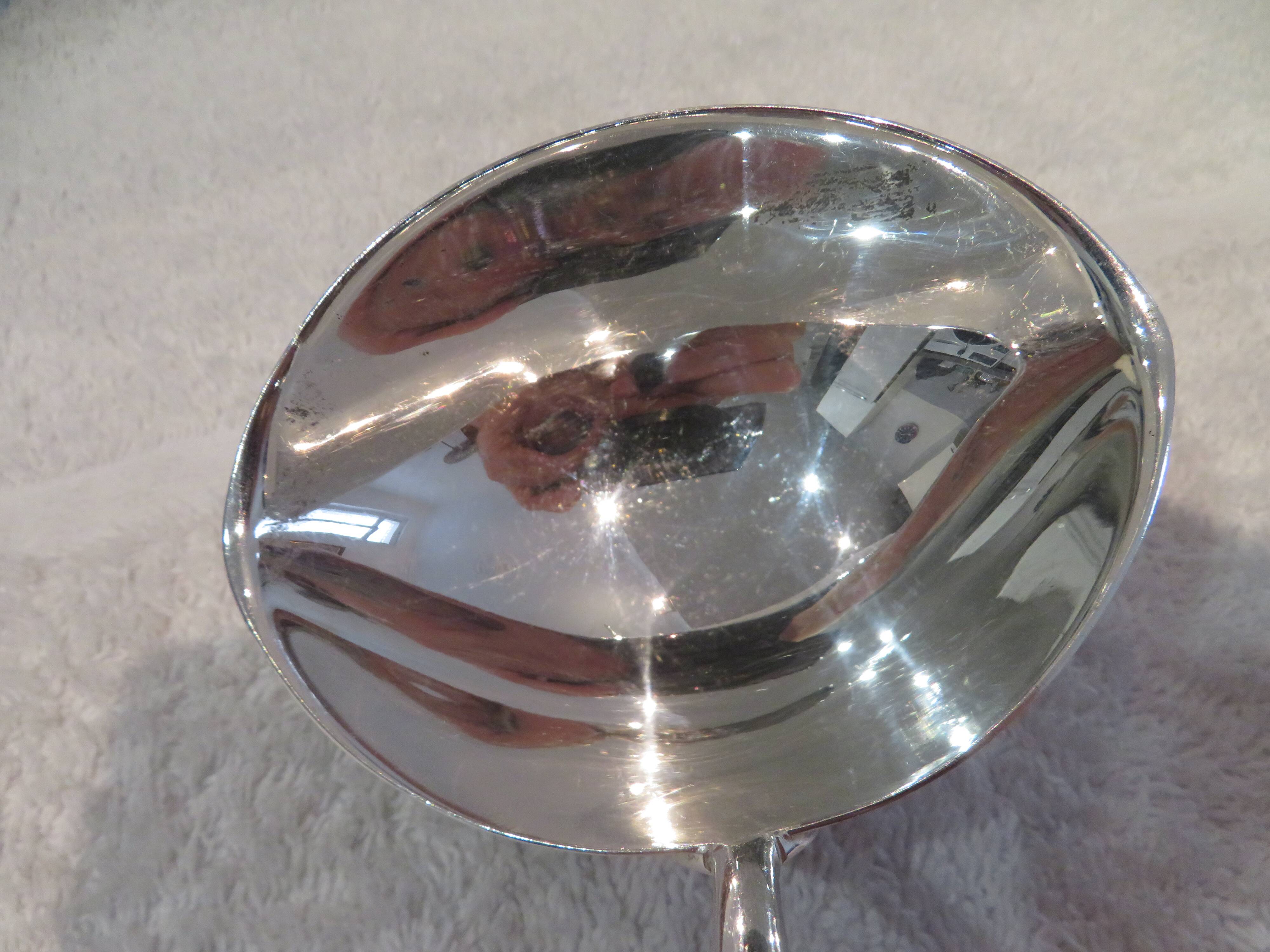 Christofle Duo silver plated soup ladle, 24.5cm