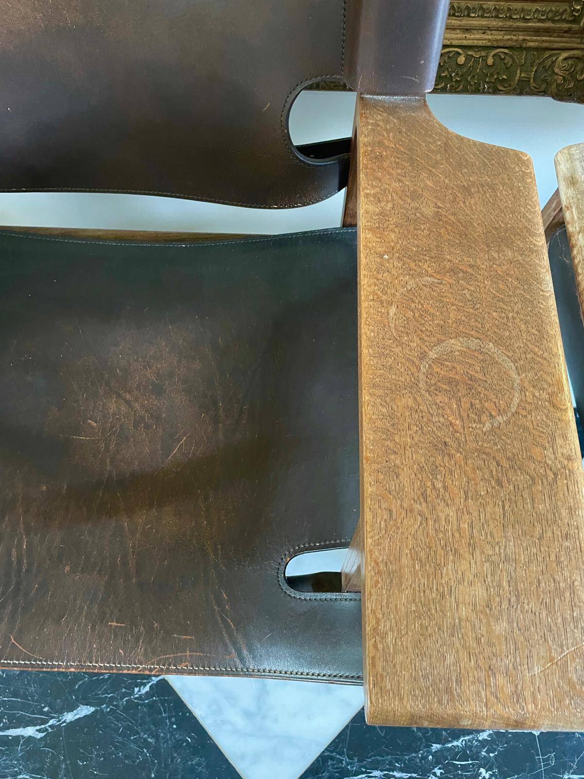 Pair of Spanish armchairs by Borge Mogensen